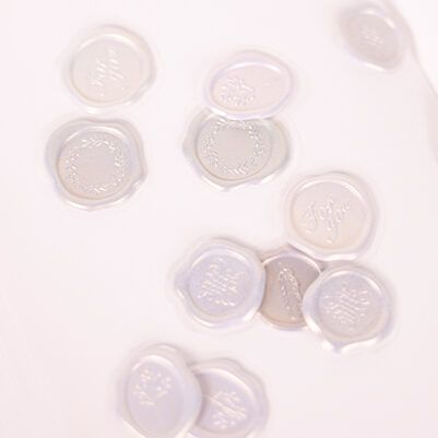 APPREE | Pegatinas sello cera SEALING WAX - Soft Silver - Imagen 5
