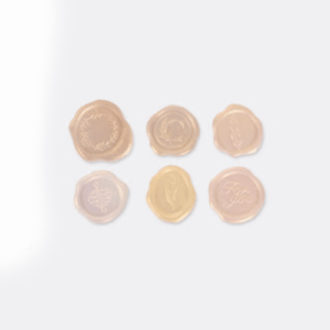APPREE | Pegatinas sello cera SEALING WAX - Soft Yellow