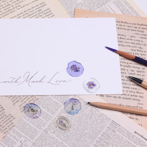 APPREE | Pegatinas sello cera SEALING WAX - Violet - Imagen 4