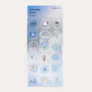 APPREE | Pegatinas sello cera SEALING WAX - Blue