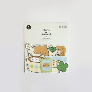 SUATELIER | Pegatinas Viaje Cat's happy trip - no 1527
