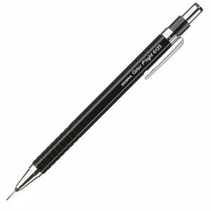 ZEBRA | Portaminas 0.5 mm con borrador COLOR FLIGHT – Black