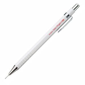 ZEBRA | Portaminas 0.3 mm con borrador COLOR FLIGHT – White