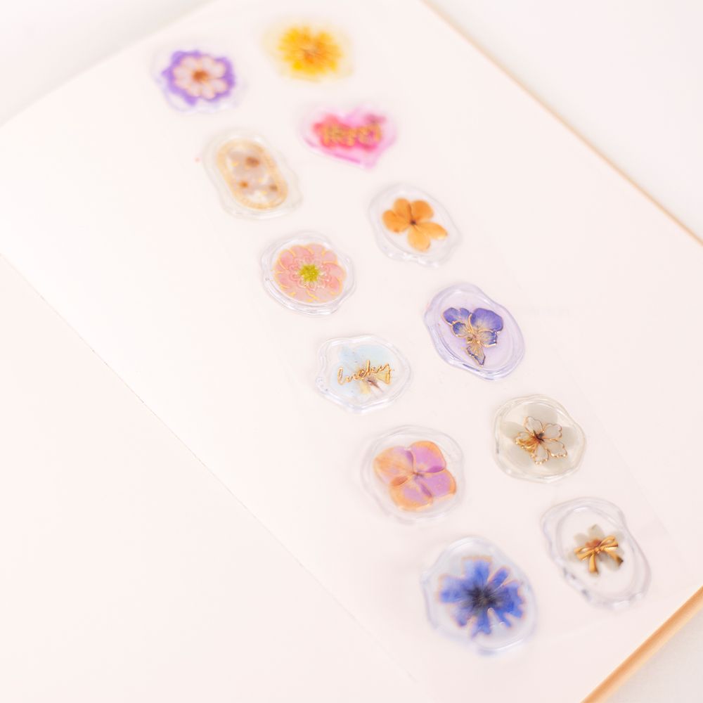 APPREE | Pegatinas sello cera SEALING WAX - Pressed Petal - Imagen 4