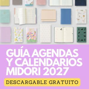 MIDORI | Guía Agendas y Calendarios 2027 (descargable)