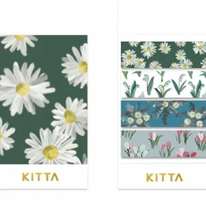 KING JIM | Masking Tape Precortado KITTA BASIC - Flower9