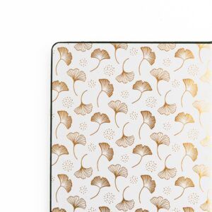 ARCHER & OLIVE | Cuaderno cuadrado (20x20 cm) Malla Puntos - Ginkgo Leaf