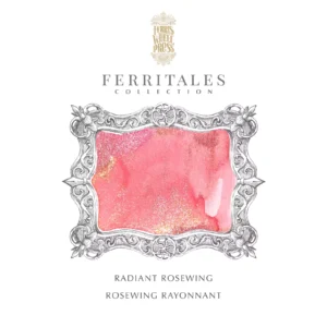 FERRIS WHEEL PRESS | Tintero Vidrio 20 ml - FERRITALES SHIMMER The Wild Swans - Radiant Rose Wing