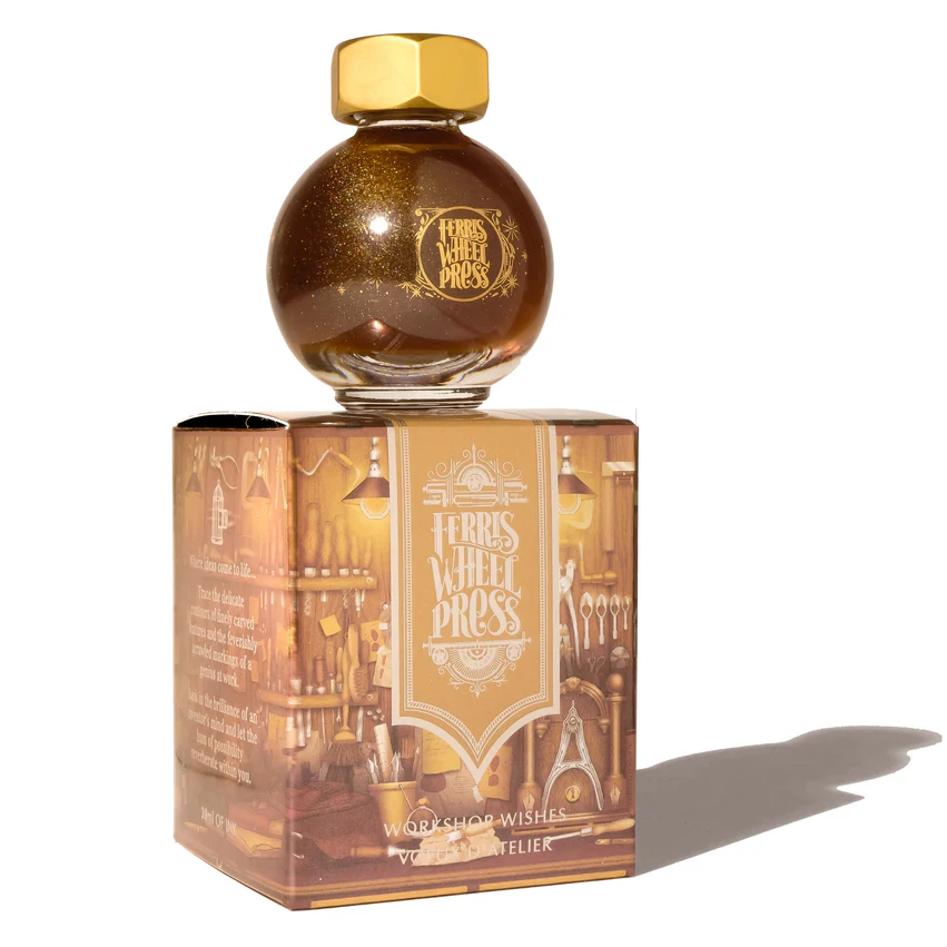 FERRIS WHEEL PRESS | Tintero Vidrio 20 ml - FERRITALES SHIMMER Workshop Wishes - Imagen 4