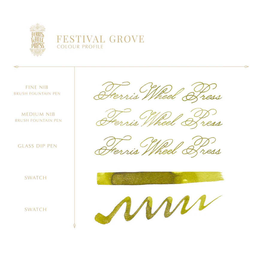 FERRIS WHEEL PRESS | Tintero Vidrio 38 ml - EVERYDAY SHIMMER Festival Grove - Imagen 3