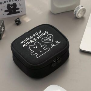 ICONIC | Estuche DOODLE MINI POUCH - 02 Black