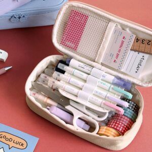 ICONIC | Estuche DOODLE PEN POUCH - 01 Cream Beige