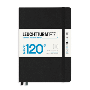 LEUCHTTURM1917 | Cuaderno A5 Malla Puntos MEDIUM - Edition 120G - Black