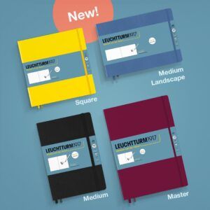 LEUCHTTURM1917 | Cuaderno Sketchbook Landscape A5 horizontal Liso - Black