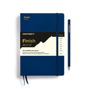 LEUCHTTURM1917 | Libro Cuaderno Objetivos A5 FINISH JOURNAL - Navy