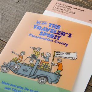 TRAVELER'S COMPANY | Clear Folder 2026 Passport - Traveler's Spirit