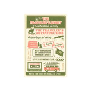TRAVELER'S COMPANY | Shitajiki 2026 Passport - Traveler's Spirit