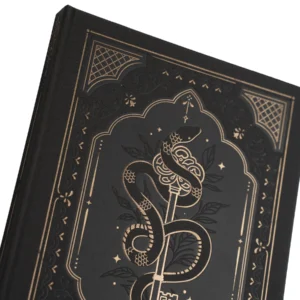 ARCHER & OLIVE | Cuaderno Malla Puntos Letter Size A4 Hojas Negras - Coiled Key Black