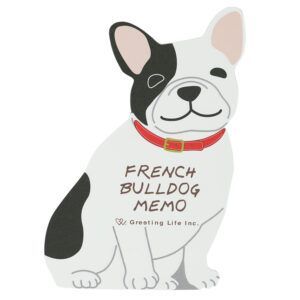 GREETING LIFE | Bloc Notas ANIMAL Die Cut MEMO PAD - French Bulldog