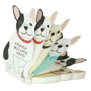 GREETING LIFE | Bloc Notas ANIMAL Die Cut MEMO PAD - French Bulldog