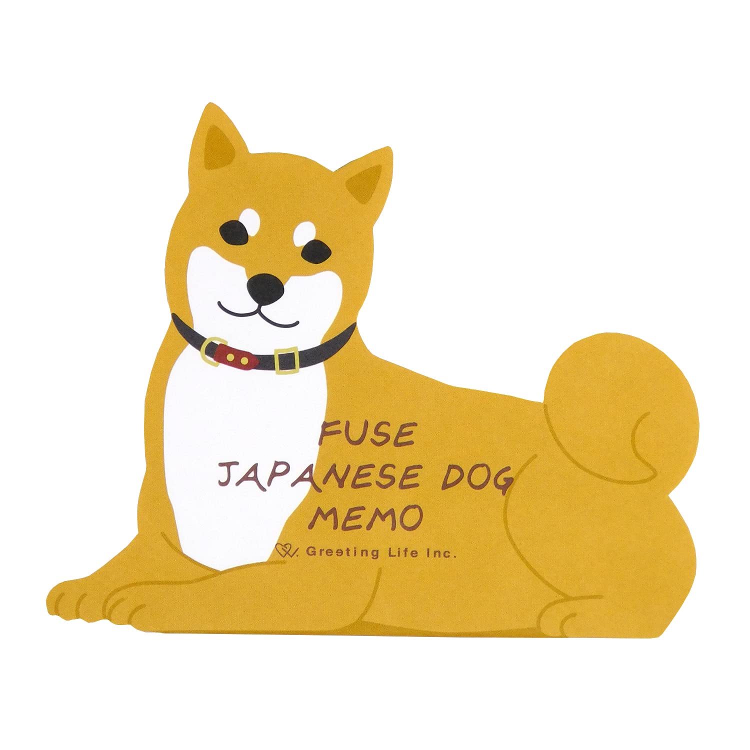 GREETING LIFE | Bloc Notas ANIMAL Die Cut MEMO PAD - Fuse Japanese Dog