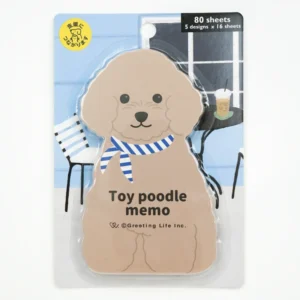 GREETING LIFE | Bloc Notas ANIMAL Die Cut MEMO PAD - Toy Poodle