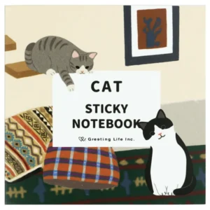 GREETING LIFE | Bloc Notas ANIMAL Die Cut Sticky Notebook - Cat