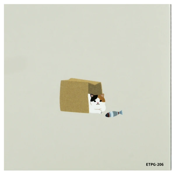 GREETING LIFE | Bloc Notas ANIMAL Die Cut Sticky Notebook - Cat - Imagen 5