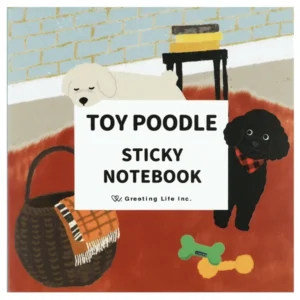 GREETING LIFE | Bloc Notas ANIMAL Die Cut Sticky Notebook - Toy poodle