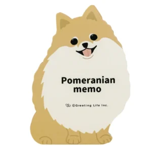 GREETING LIFE | Bloc Notas ANIMAL Die Cut MEMO PAD - Pomeranian