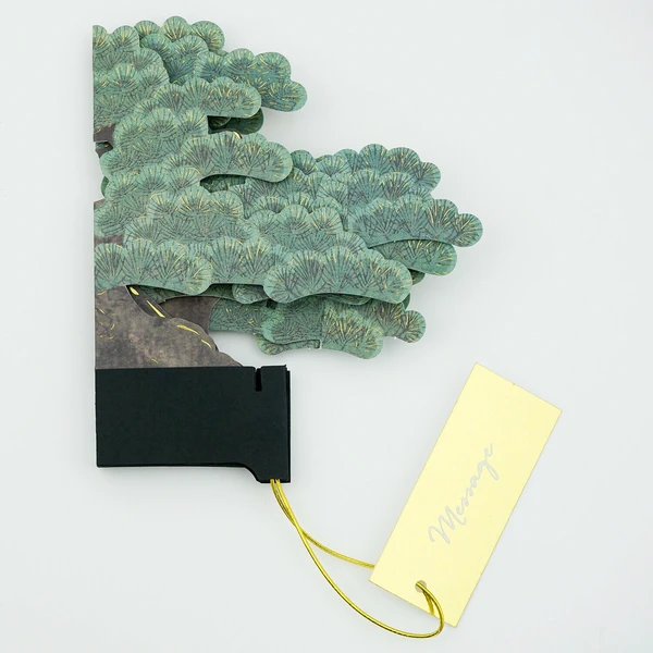 GREETING LIFE | Tarjeta Felicitación Pop Up - BONSAI Black pine - Imagen 3