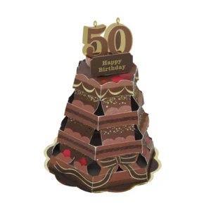 GREETING LIFE | Tarjeta de Cumpleaños 3D - Special Number Cake Card - Chocolate