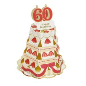 GREETING LIFE | Tarjeta de Cumpleaños 3D - Special Number Cake Card - Fresa