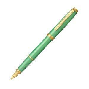 PLATINUM | Pluma Estilográfica Resina BISO - Sparkle Mint Green