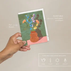 SEEDLINGS | Tarjeta Felicitación - Sweet Days Vase