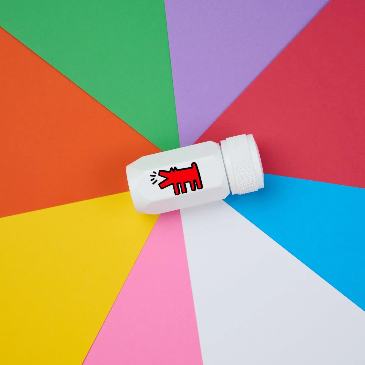 BLACKWING | Sacapuntas un paso Aluminio KEITH HARING - Barking Dog - Imagen 2
