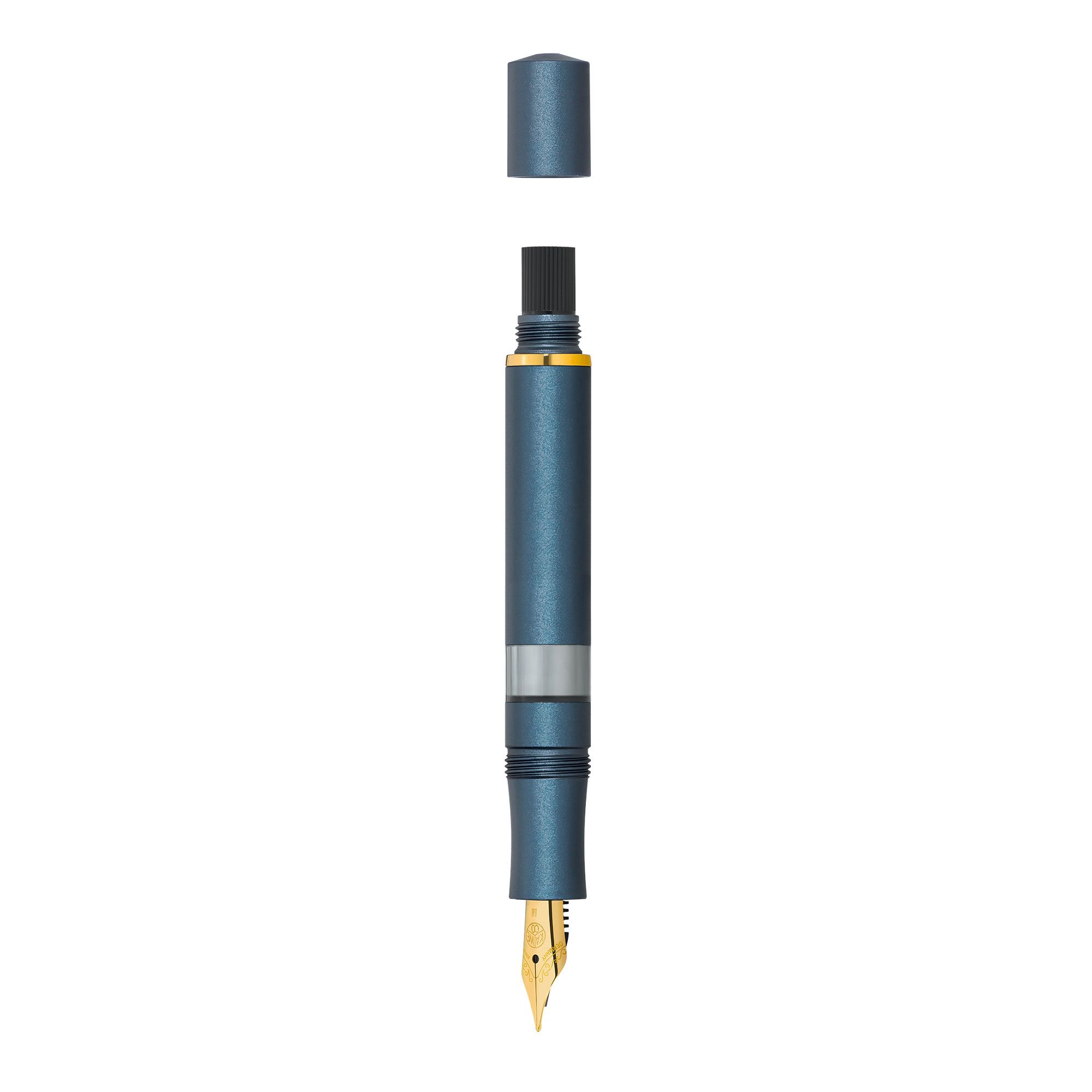 KAWECO | Set Pluma Estilográfica AL SPORT PISTON - Starter Set Navy - Imagen 7