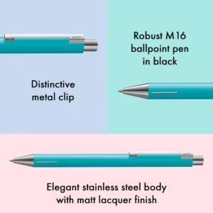 LAMY | Bolígrafo Ballpoint M Acero ECON - Sea - Tinta Negra