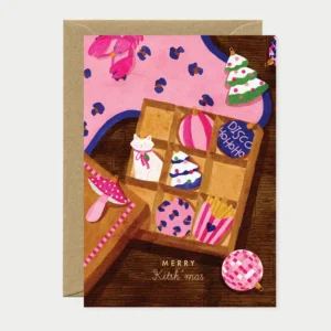 ALL THE WAYS TO SAY | Tarjeta de Navidad con sobre - Merry Kitshmas