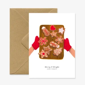 ALL THE WAYS TO SAY | Tarjeta de Navidad con sobre - Xmas Cookies