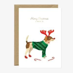 ALL THE WAYS TO SAY | Tarjeta de Navidad con sobre - Xmas Hate It