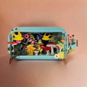 ALLJOY DESIGN | Tarjeta de Felicitación 3D - Message in A Bottle - Frog
