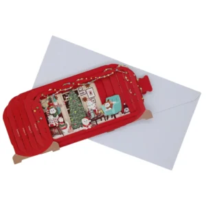 ALLJOY DESIGN | Tarjeta de Navidad 3D - Cats Xmas