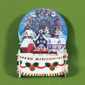 ALLJOY DESIGN | Tarjeta de Navidad 3D - Christmas Village