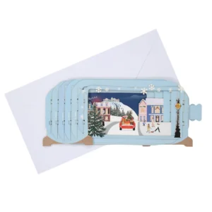 ALLJOY DESIGN | Tarjeta de Navidad 3D - Collecting The Tree