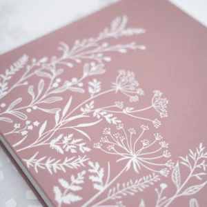 ARCHER & OLIVE | Cuaderno A4 Apaisado Liso - Mist & Bloom Heirloom