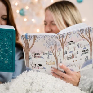 ARCHER & OLIVE | Cuaderno B5 Malla Puntos - Winter Village