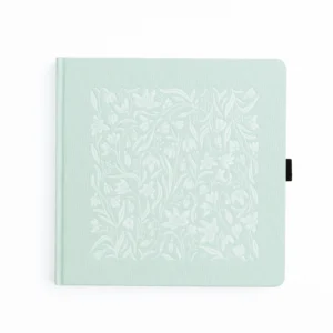 ARCHER & OLIVE | Cuaderno cuadrado (20x20 cm) Malla Puntos - Snowdrops