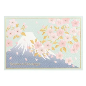 GREETING LIFE | Tarjeta de Navidad ONG MÉDICOS DEL MUNDO - Embroidery Fuji blossom