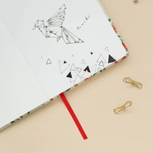 KOKONOTE | Cuaderno A5 Malla Puntos Cosido - Japanese Flycatchers